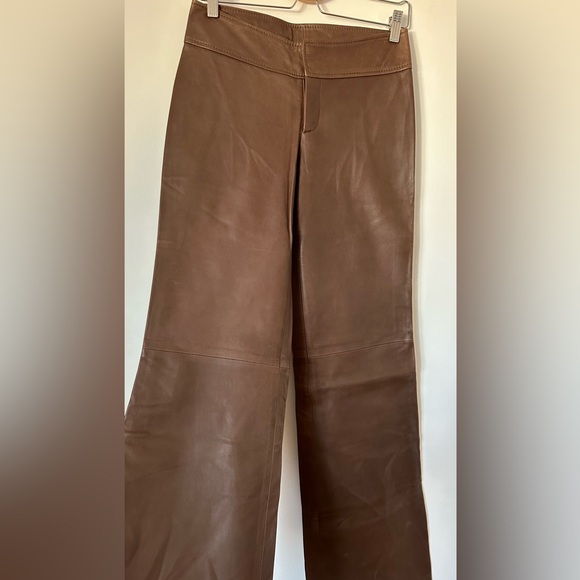 Gianfranco Ferre Studio Lambskin Pants Size 6 - Picture 2 of 8